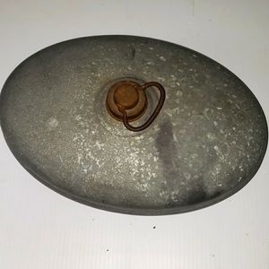 Antique Old Oval Foot Warmer Amish Galvanized Metal Bed Buggy